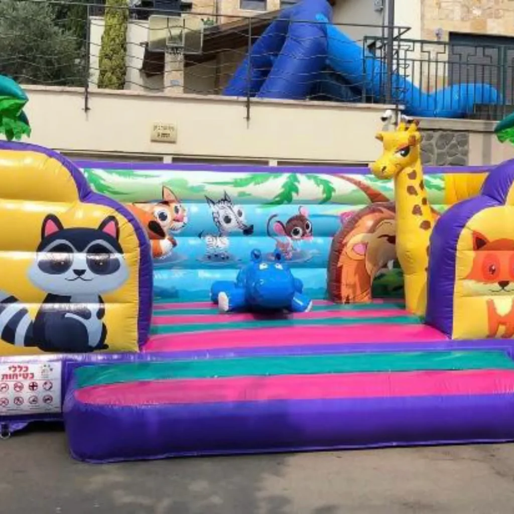מתנפח מיטת צעצועים לגיל הגן